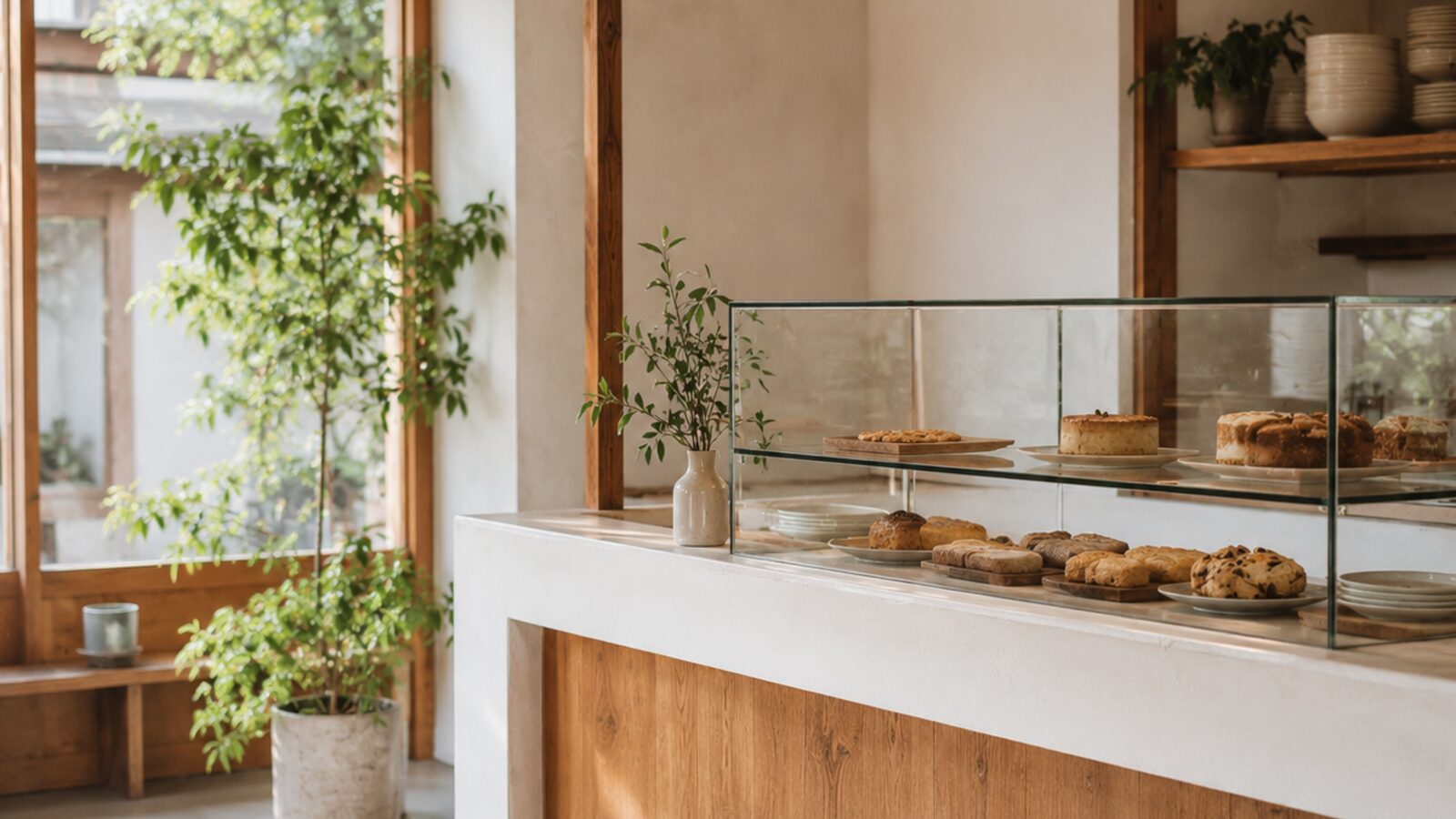 菓子と珈琲 杏 の店内